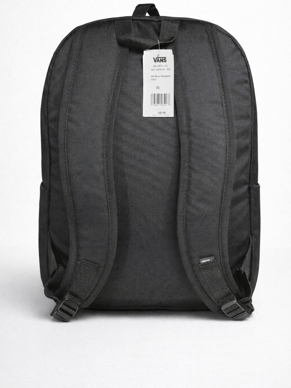 Vans Old Skool Backpack Black Ckeckers Inside Classic School Work Travel Bag - Picture 3 of 6